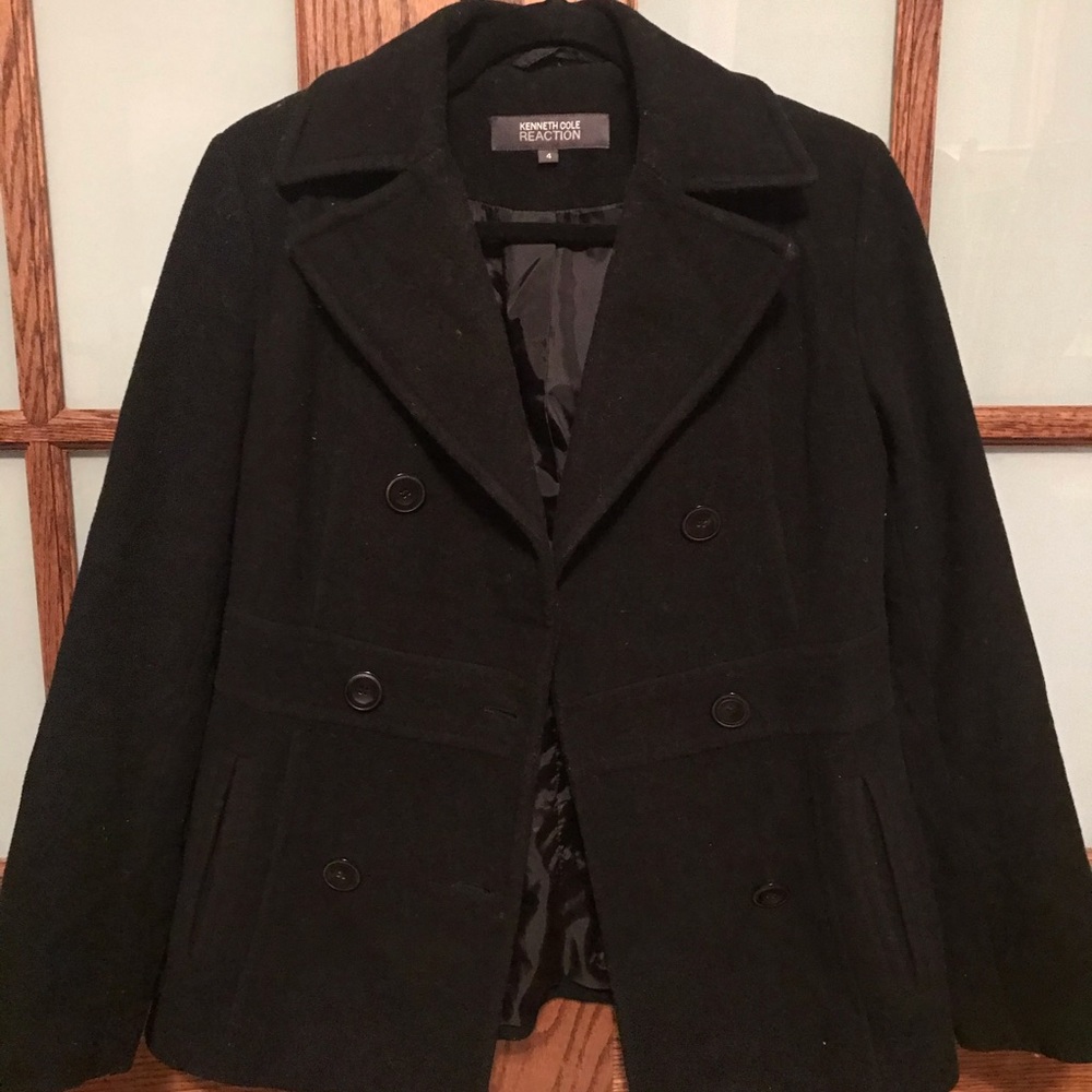 Black Kenneth Cole Peacoat